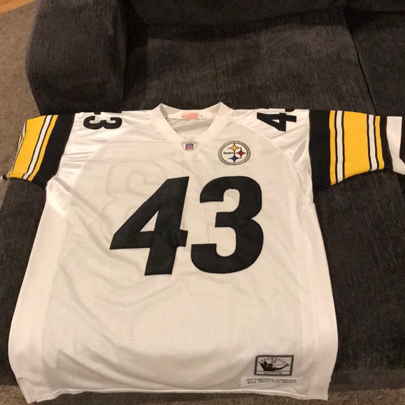 White Troy Polamalu Steelers Jersey - Picture 1 of 6
